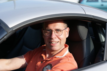 Freundlicher Autofahrer