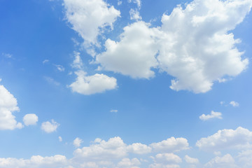 Clouds with blue sky background.