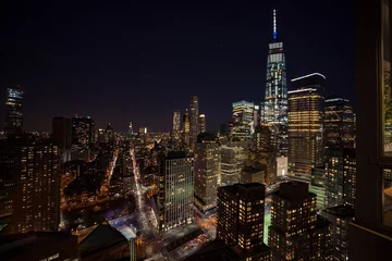  Downtown NYC bij nacht © bartsadowski