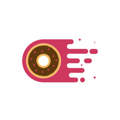 Donuts Vector Template Design Illustration