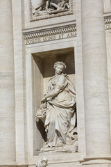 Fototapeta premium Details on the Trevi Fountain