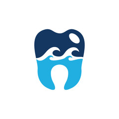 Dental Ocean Logo Icon Design