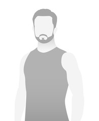 Default placeholder fitness trainer in a T-shirt.