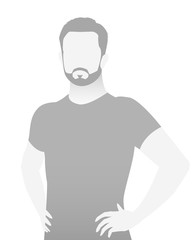 Default placeholder fitness trainer in a T-shirt.