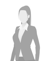 Default placeholder businesswoman half-length por