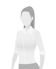 Default placeholder businesswoman half-length por