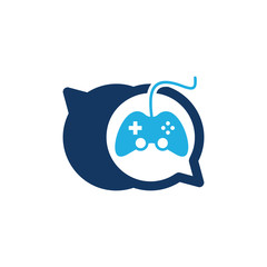 Game Chat Logo Icon Design