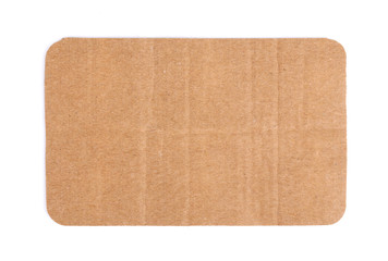 Brown paper isolated