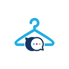 Laundry Chat Logo Icon Design