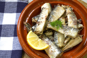 sardines à l'huile