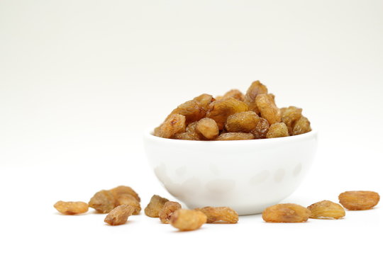 Raisins isolated on white background, abjosh