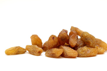Raisins isolated on white background, abjosh