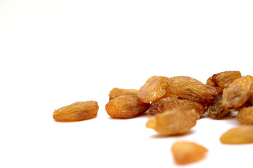 Raisins isolated on white background, abjosh