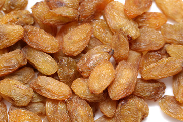 Raisins isolated on white background, abjosh