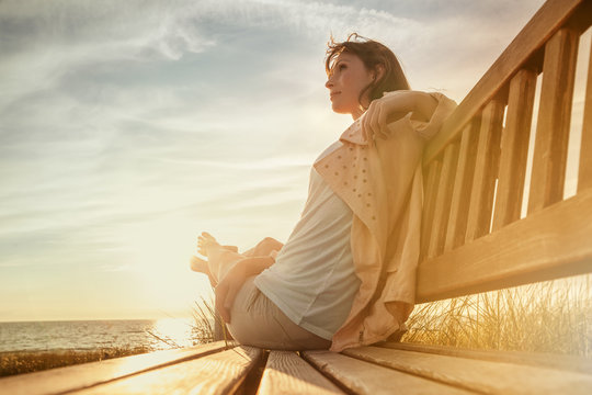 relaxing sunset