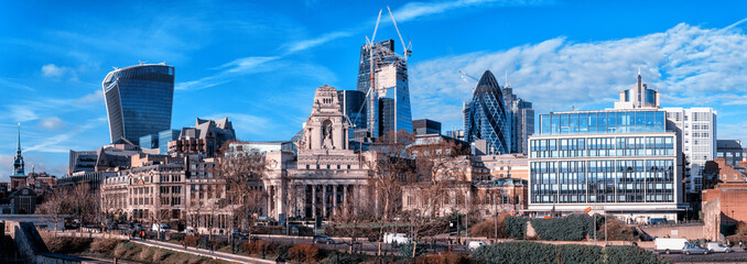Naklejka premium Panorama de Londres
