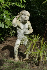 Statue de singe