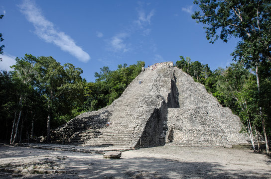 Nohoch Mul at Coba, Mexico