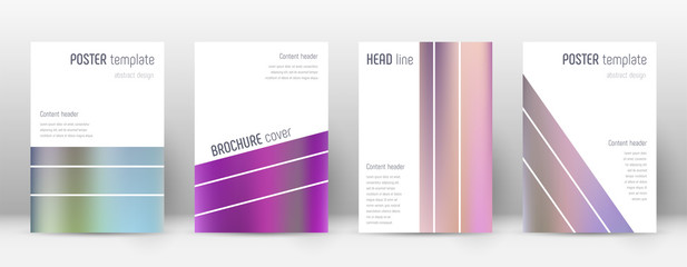 Flyer layout. Geometric nice template for Brochure, Annual Report, Magazine, Poster, Corporate Presentation, Portfolio, Flyer. Alive color gradients cover page.