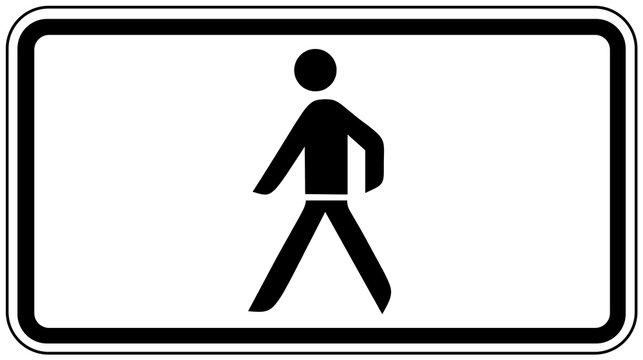Verkehrszeichen, Sinnbild Personenkraftwagen mit Anh&auml;nger