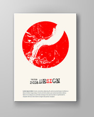 Grunge abstract Distress Texture poster.