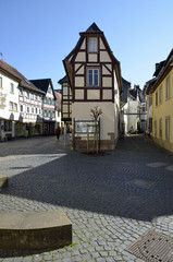 meisenheim am glan, rapportierplatz und altstadtgassen