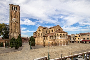 Fototapeta na wymiar Church of Saints Mary and Donato, Murano, Italy