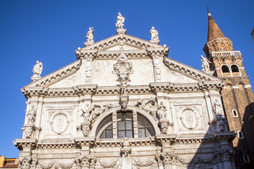 Fototapeta na wymiar San Moise church, in Venice, Italy