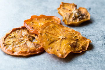 Dried Persimmon Kaki Fruit Slices / Trabzon Dry Date.