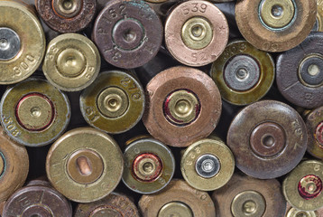 Old shabby shot cartridges