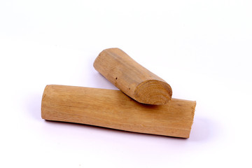 Chandan or sandalwood, sandalwood sticks, perfume, selective focus