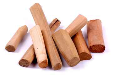 Chandan or sandalwood, sandalwood sticks, perfume, selective focus