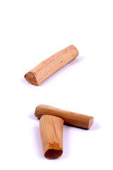Chandan or sandalwood, sandalwood sticks, perfume, selective focus