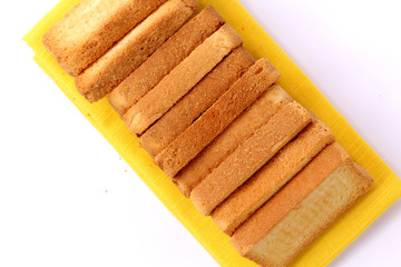 Fototapeta premium crispy rusk, cake rusk