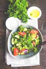 Organic food concept