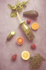 Organic food concept