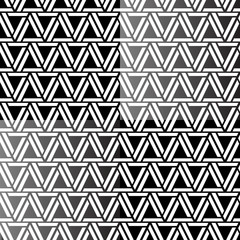 Abstract geometric seamless pattern of triangles. Texture for fabric and wallpaper. Vector illustration.