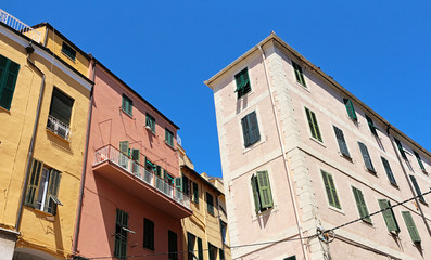 Fototapeta na wymiar Sanremo - Italia - old town houses