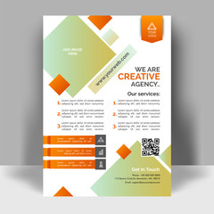 Creative flyer design. Corporate template layout presentation. Business concept. - obrazy, fototapety, plakaty