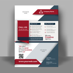 Creative flyer design. Corporate template layout presentation. Business concept.