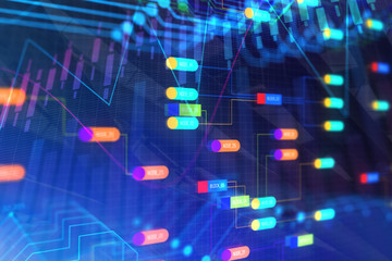 Colorful node background