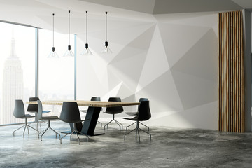 Clean conference room
