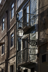 Lisbon architecture Sunset