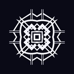 Vintage ornamental logo