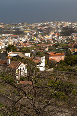 Obraz premium City in Atlantic ocean, coast of Tenerife, Tenerife, Canary Islands, Spain 