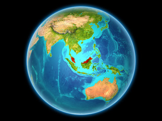Malaysia on planet Earth
