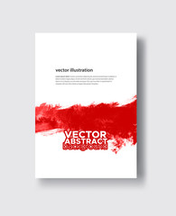 Vector banner shapes isolated on white background.
