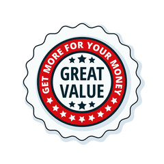 Great Value label illustration