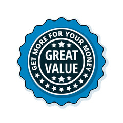 Great Value label illustration