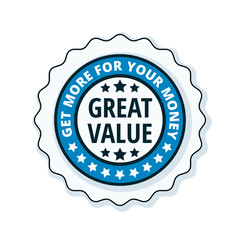 Great Value label illustration